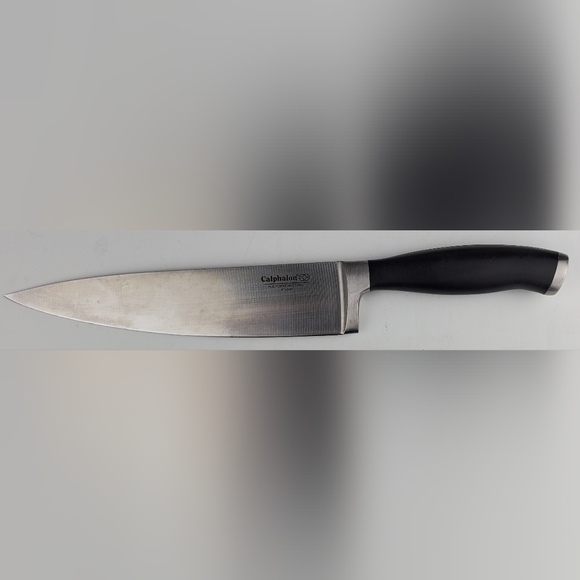 Calphalon 8" Chef’s Knife Full Forged No Stain German Steel - EUC - Picture 1 of 8